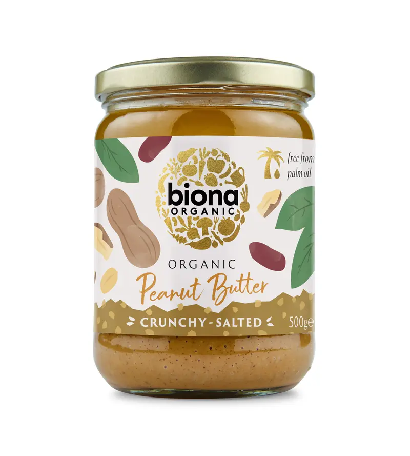 CREMA DE ARAHIDE CRUNCHY BIO CU SARE 500G