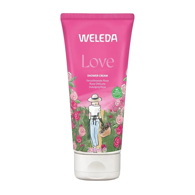 Cremă de duș Love, 200ml Weleda
