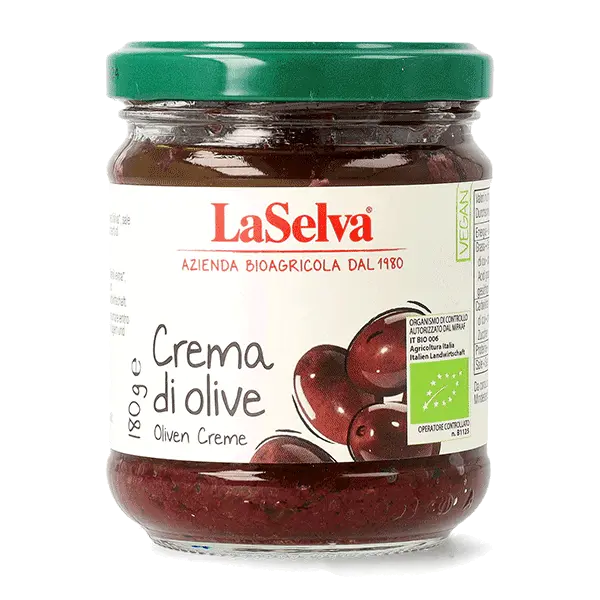 Crema de masline bio, 180g LaSelva