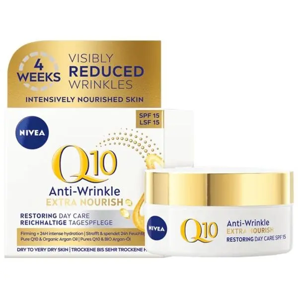 Cremă de zi Q10 Extra Nourish SPF 15 50 ml – Nivea - Hidratare
