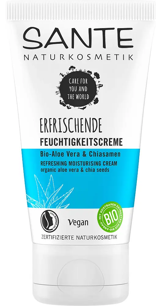 Crema Hidratanta cu Aloe Vera si Extract de Seminte de Chia Sante 50 ml