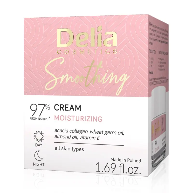 Cremă hidratantă zi și noapte Smoothing 50 ml – Delia Cosmetics