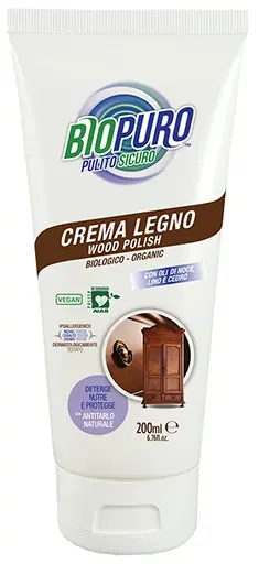CREMA HIPOALERGENA PT. CURATAT, LUSTRUIT SI INTRETINUT LEMN BIO 200ML