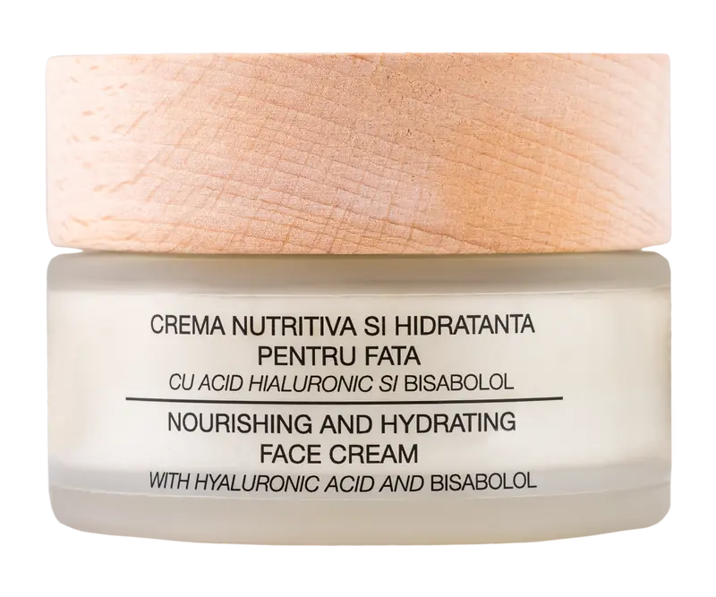 Crema nutritiva si hidratanta pentru fata cu acid hialuronic si bisabolol
