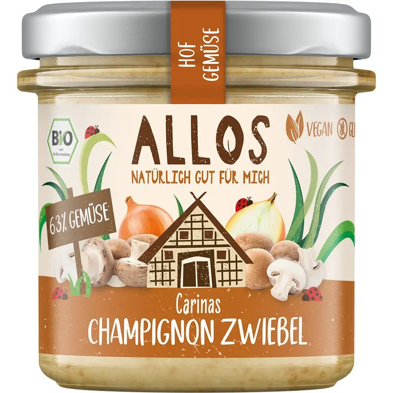 Crema tartinabila cu ceapa si ciuperci champignon, 135g