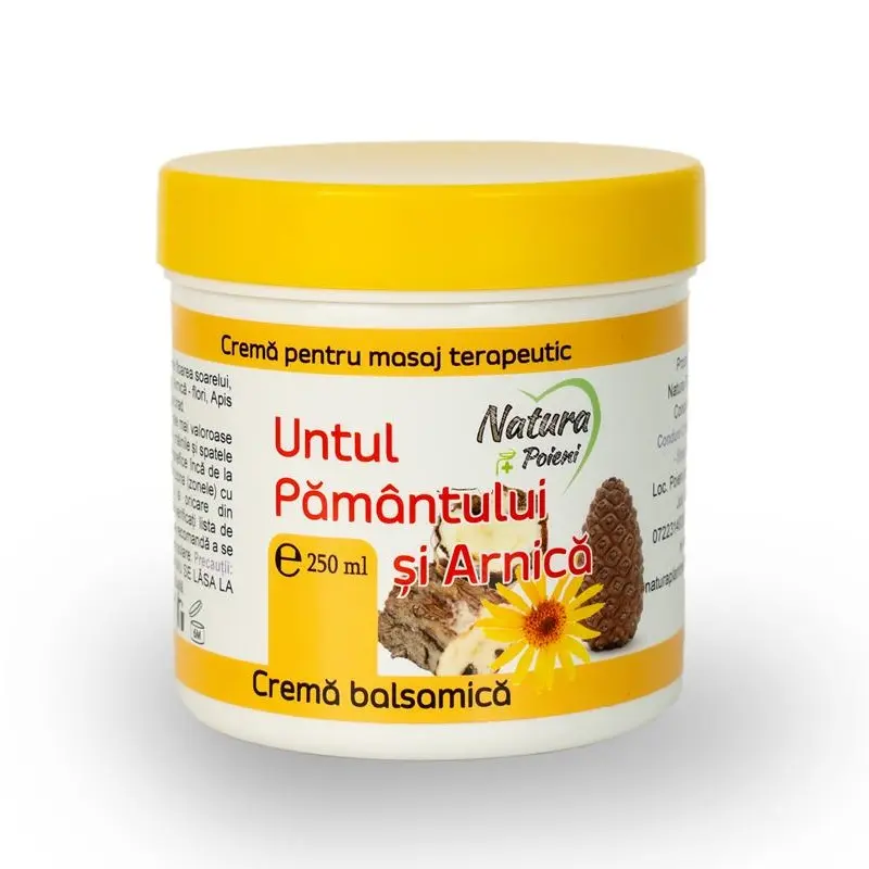 Cremă Untul Pământului și Arnică 250 ml – Natura Plant Poieni