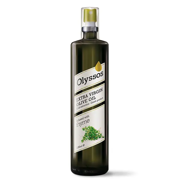 CRETAOIL Ulei de masline extra virgin Olyssos aromatizat cu cimbru 200 ml, spray