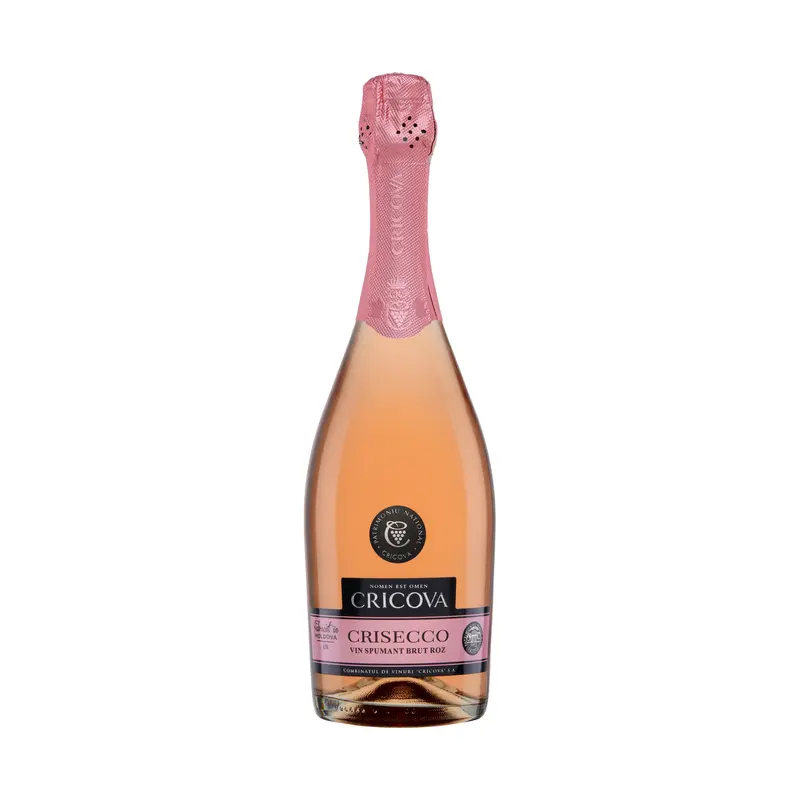 Cricova Crisecco Spumant Rosé Brut 0.75L 12.5%