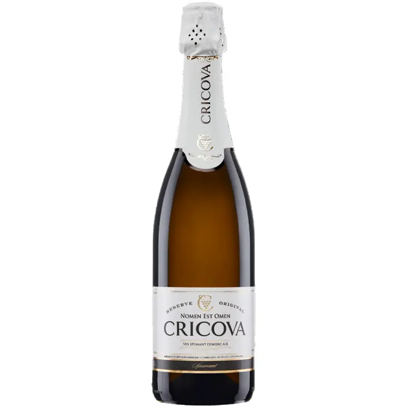 Cricova Spumant Alb Demisec 0.75L 11.5%