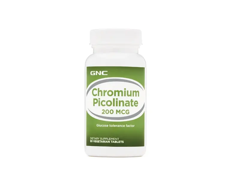 Crom picolinat 200 µg 90 comprimate vegetale – GNC