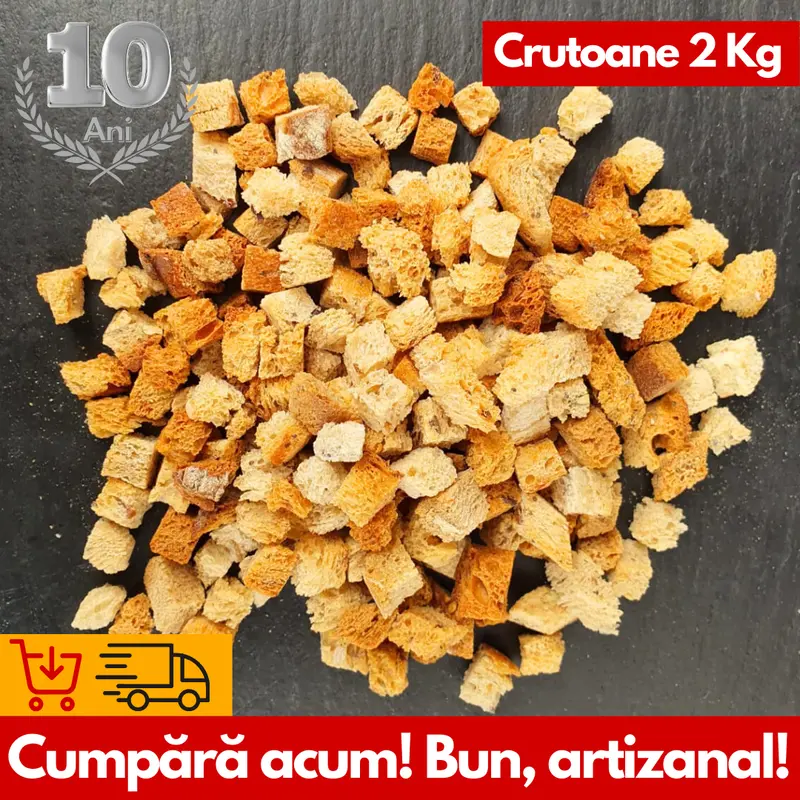 Crutoane din Pâine cu Maia 2kg - Crocanții Sănătoși de la Mons Mellis