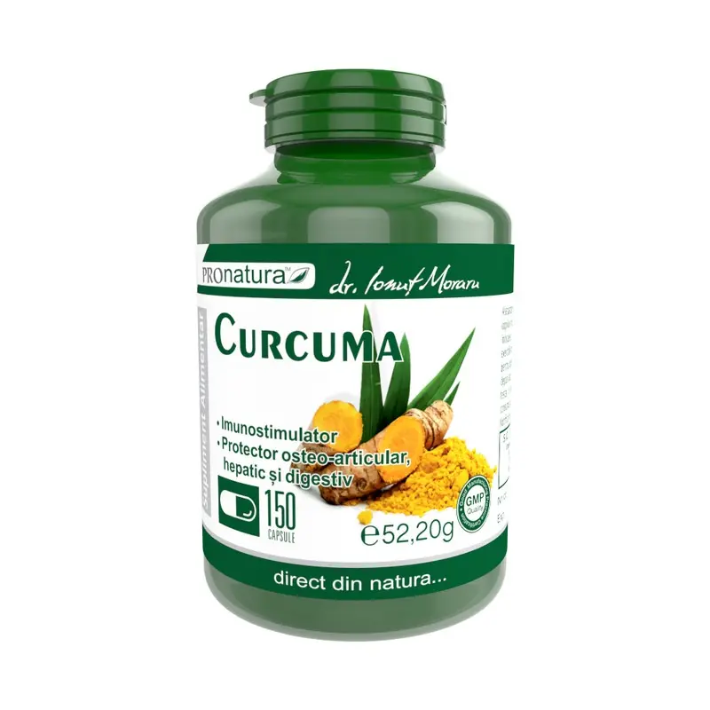 Curcuma 150 capsule – Medica - Confort digestiv