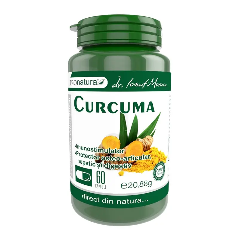 Curcuma 60 capsule – Medica - Confort digestiv