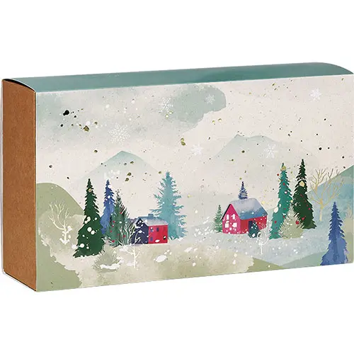 Cutie dreptunghiulară SNOWY COUNTRY 31.5 x 18 x 10cm