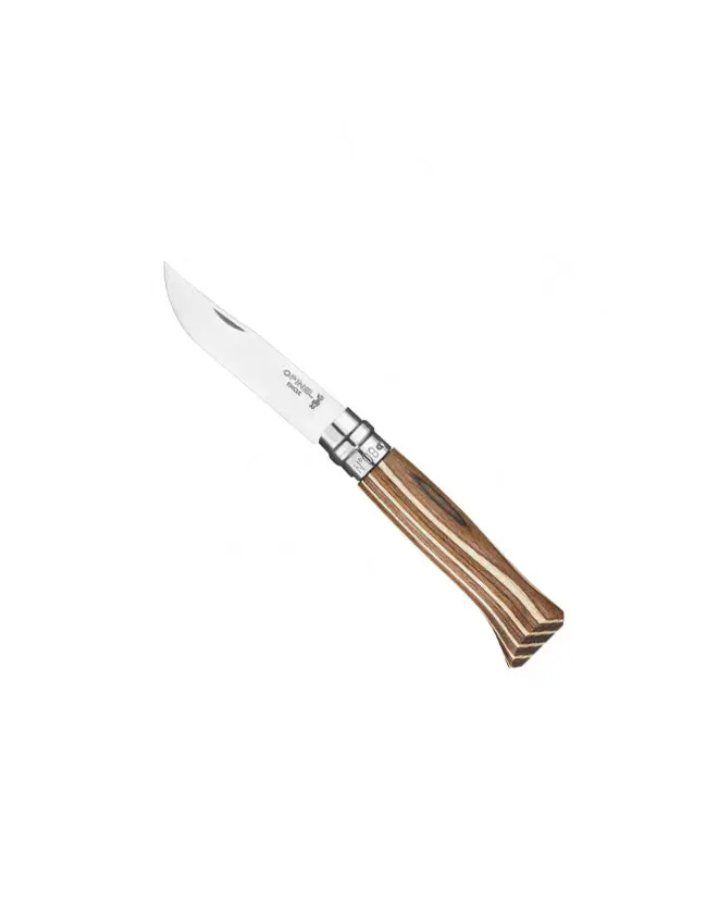Cutit briceag Opinel No. 8 Inox Mesteacan Maro ( 002388 )