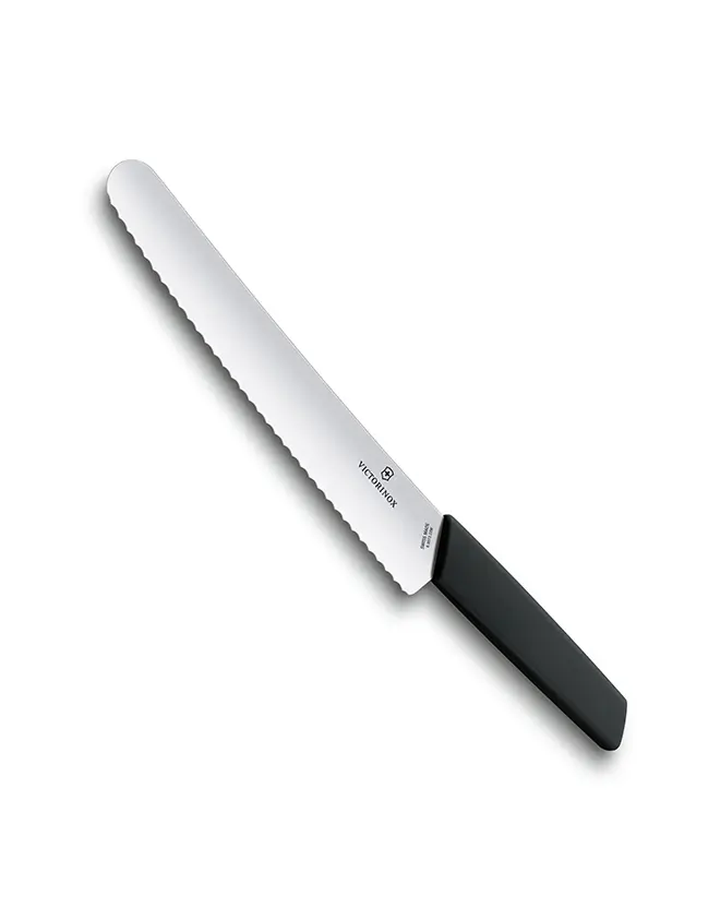 Cutit de panificatie, lama serata, 22 cm lungime, VICTORINOX SWISSMODERN ( 6.9073 / 6.9076 )