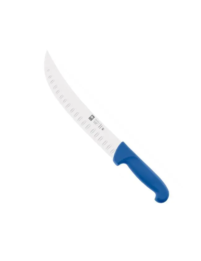 Cutit de portionat, lama curbata, cu alveole, 25/30 cm, ICEL SAFE (3554)