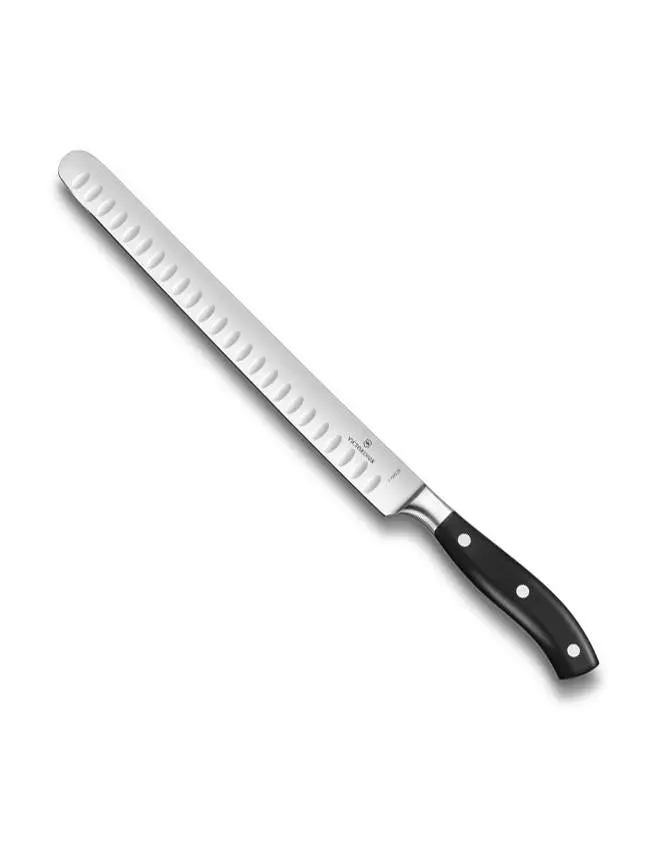 Cutit Marele Maestru, pentru feliat, lama dreapta, cu alveole, 26 cm, VICTORINOX (7.7223)