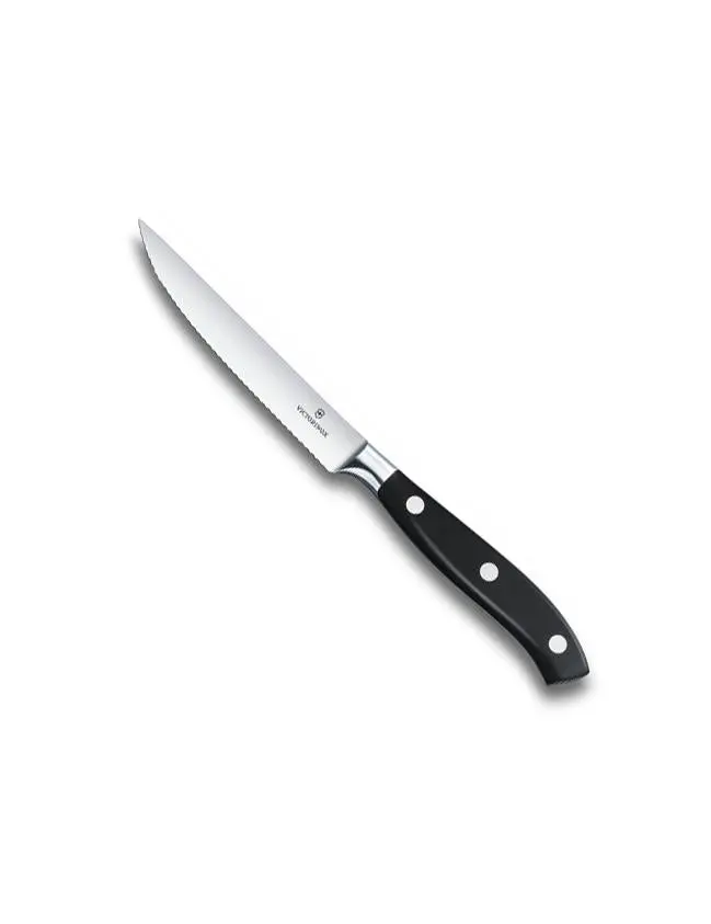 Cutit pentru friptura, Marele Maestru, lama dreapta zimtata 12 cm, VICTORINOX (7.7203.12WG)