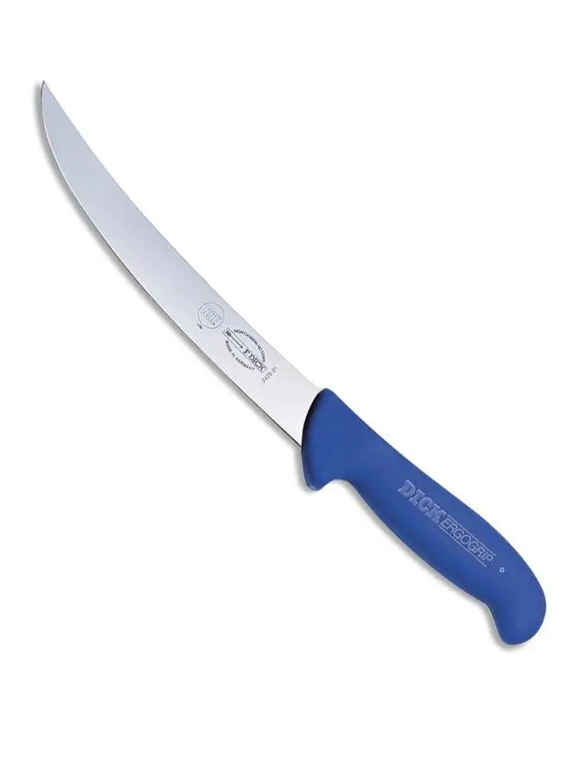 Cutit pentru macelari, lama curbata 21/26 cm, DICK ERGOGRIP (8.2425)