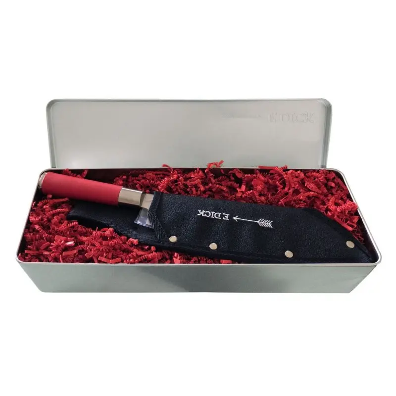 Cutit Premium al Bucatarului Chef, lama curbata, 20 cm, DICK "AJAX" RED SPIRIT - GIFTPACK ( 8.1722)