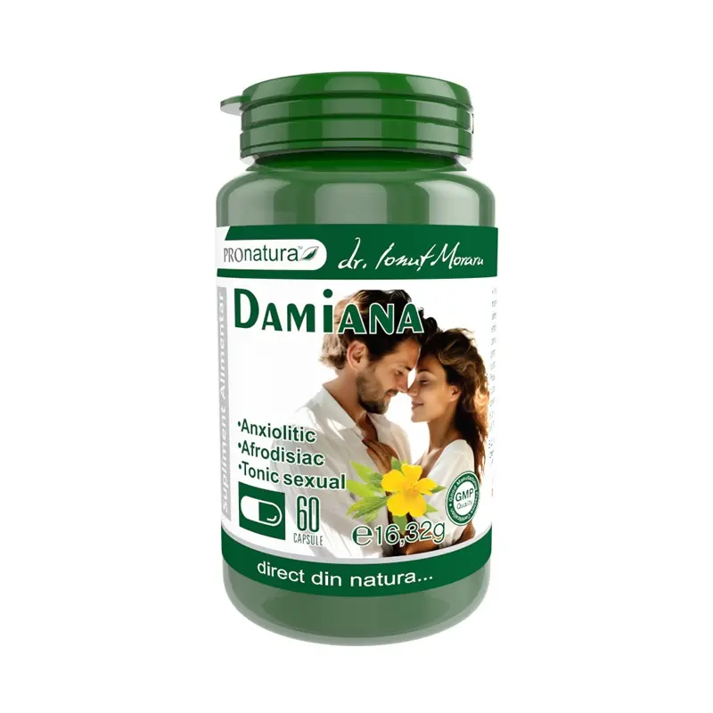 Damiana 60 capsule – Medica - Tonus zilnic