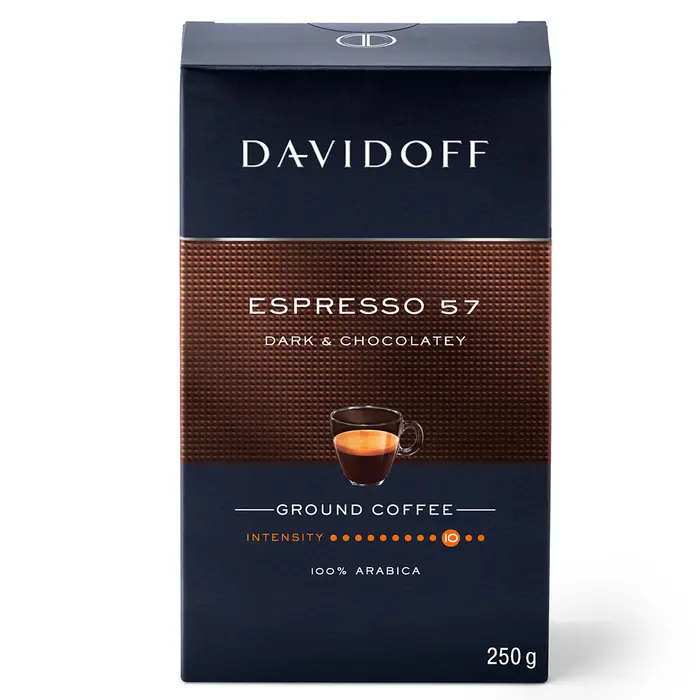 Davidoff Cafe Espresso 57 Intense, cafea macinata 250g