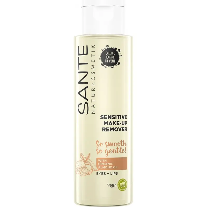 Demachiant pentru ochi si buze cu ulei bio de migdale vegan, 110ml | Sante