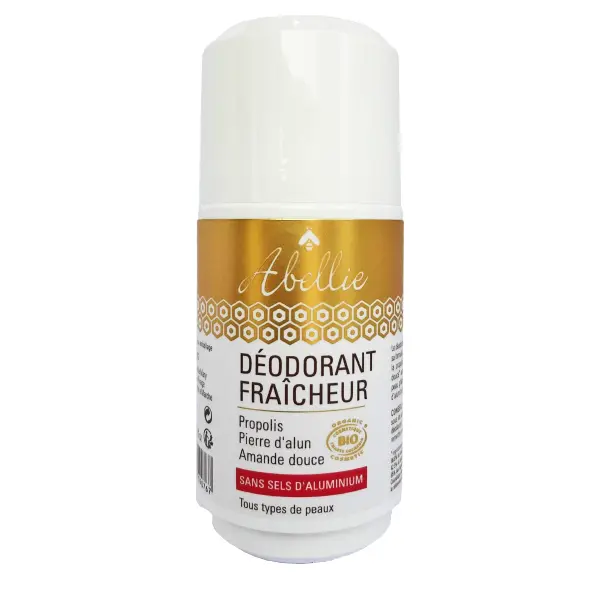 Deodorant bio cu propolis, piatra de alaun si ulei de migdale dulci - 50 ml Abellie