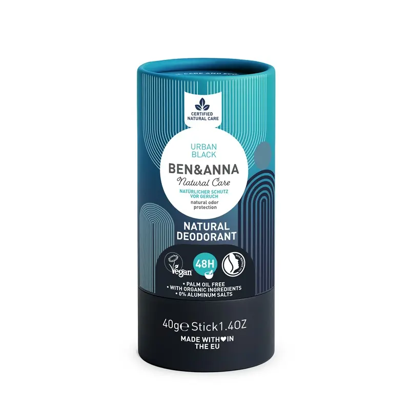 Deodorant stick natural Urban Black 40 g – BEN&ANNA - Vegan