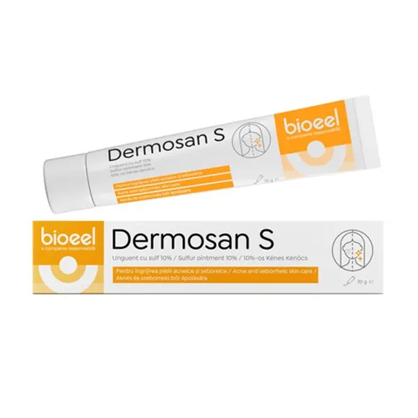 Dermosan S unguent cu sulf 10% 70 g – Bioeel