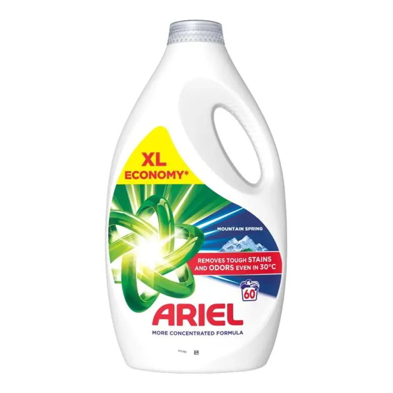 Detergent Ariel Mountain Spring 60sp.2.7L