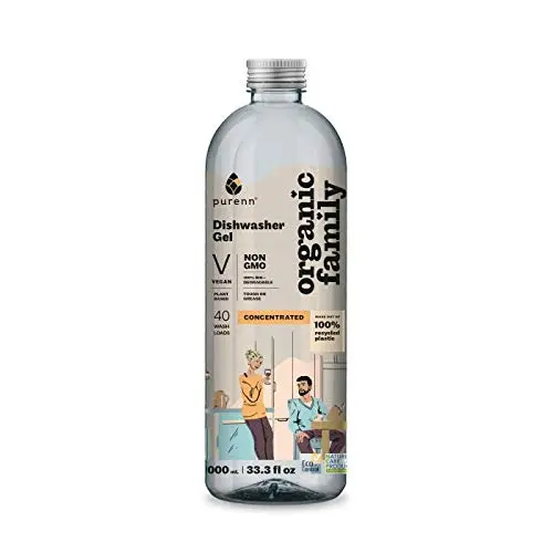 Detergent Bio gel pentru mașină de spălat vase 1l Purenn