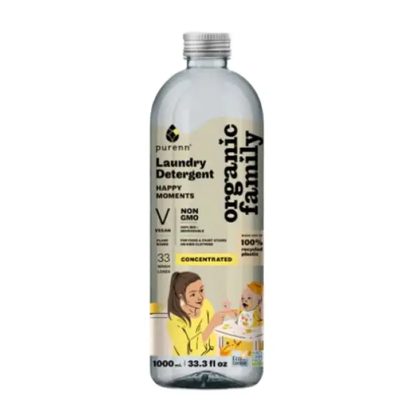 Detergent Bio Lichid pentru Rufele Copiilor cu Musetel 1L Purenn