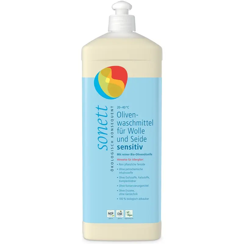 Detergent de rufe cu masline pentru alergici, 1L