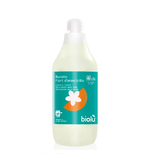 DETERGENT ECOLOGIC LICHID PENTRU RUFE ALBE SI COLORATE CU PORTOCALE 1L