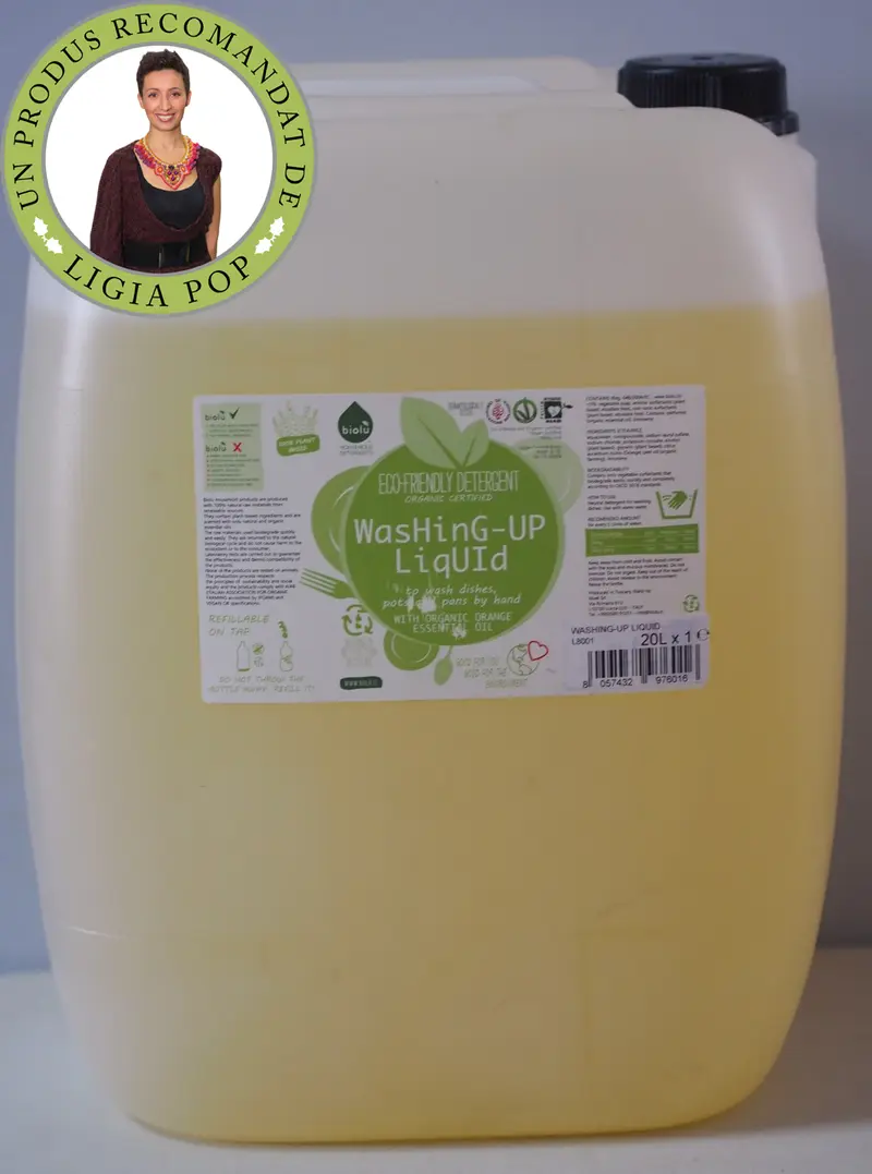 DETERGENT ECOLOGIC PENTRU SPALAT VASE 20L