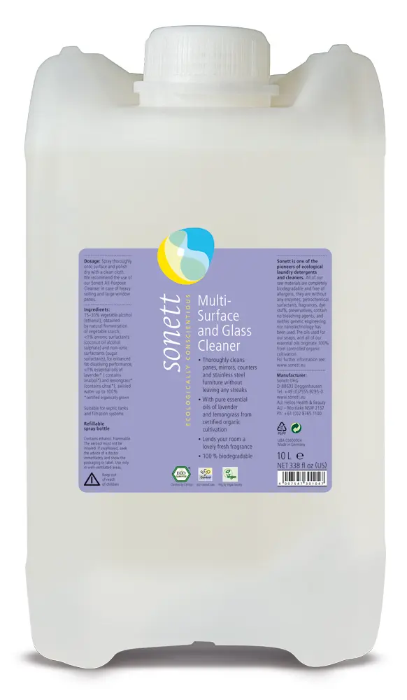 DETERGENT ECOLOGIC PT. STICLA SI ALTE SUPRAFETE 10L