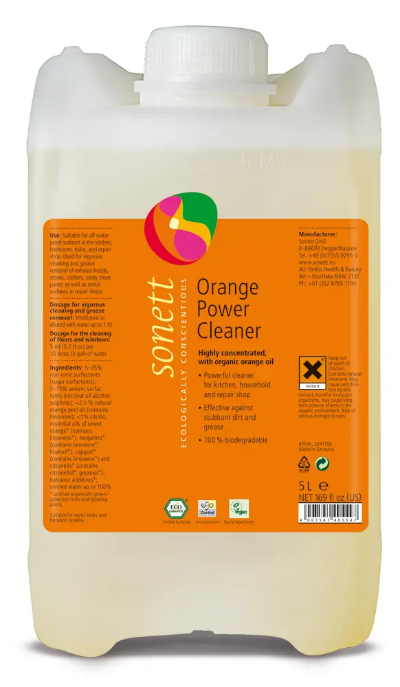 DETERGENT ECOLOGIC UNIVERSAL CONCENTRAT CU ULEI DE PORTOCALE 5L