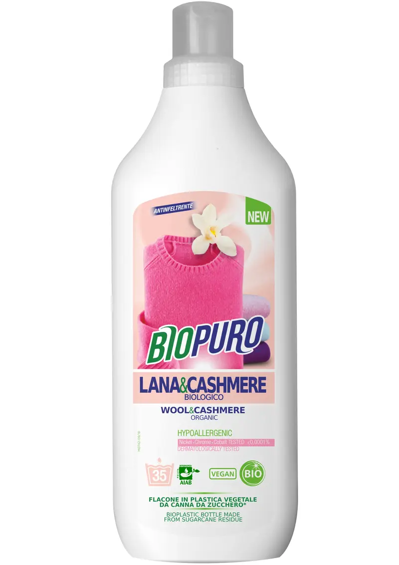 DETERGENT HIPOALERGEN PT. LANA, MATASE, ANGORA SI CASMIR BIO 1000ML