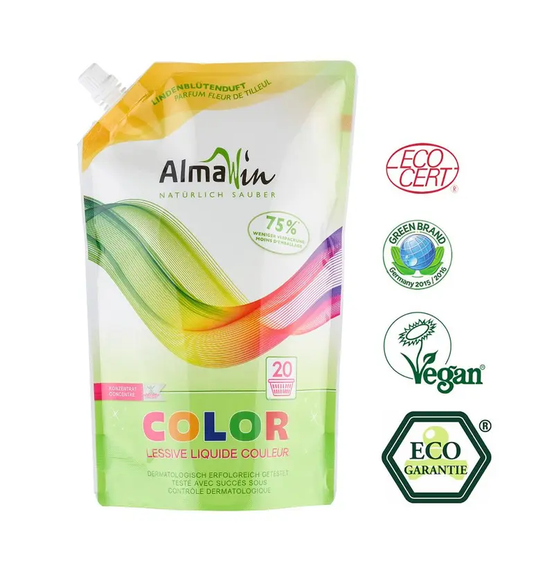 Detergent Lichid Eco Rufe Color 20 spalari AlmaWin 1,5 l