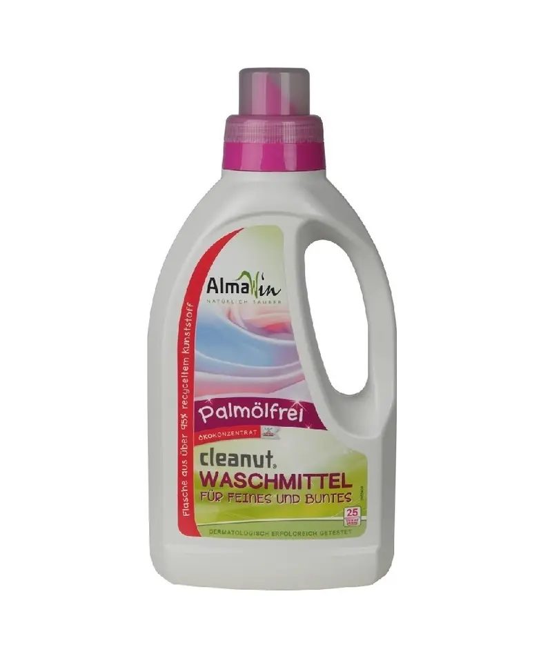 Detergent Lichid fara Ulei de Palmier Eco 25 spalari AlmaWin 750 ml