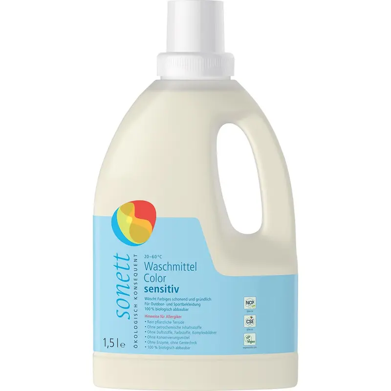 Detergent lichid pentru rufe colorate pentru alergici, 1.5L