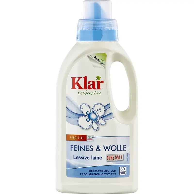 Detergent lichid pentru rufe delicate si lana, 500ml