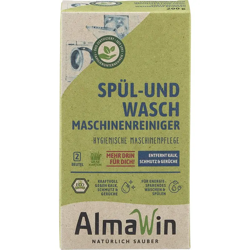 Detergent pentru masina de spalat vase si rufe, 200g | AlmaWin