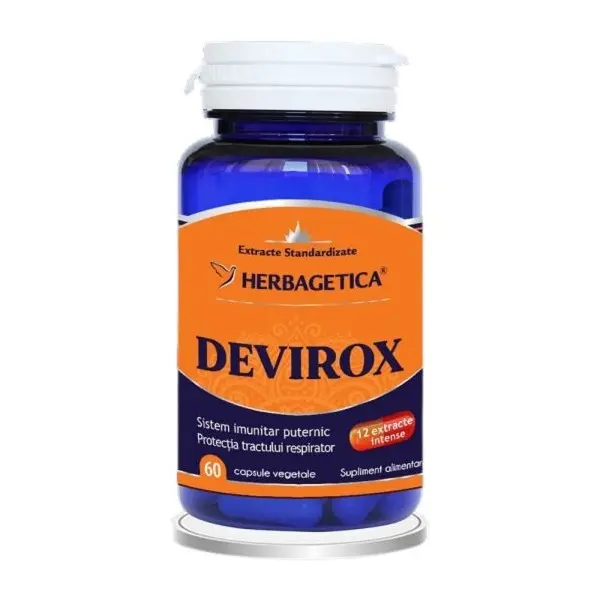 Devirox 60 capsule – Herbagetica - Plante tradiționale