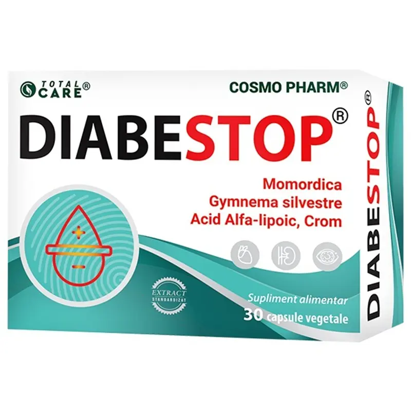 Diabestop 30 capsule vegetale – Cosmo Pharm