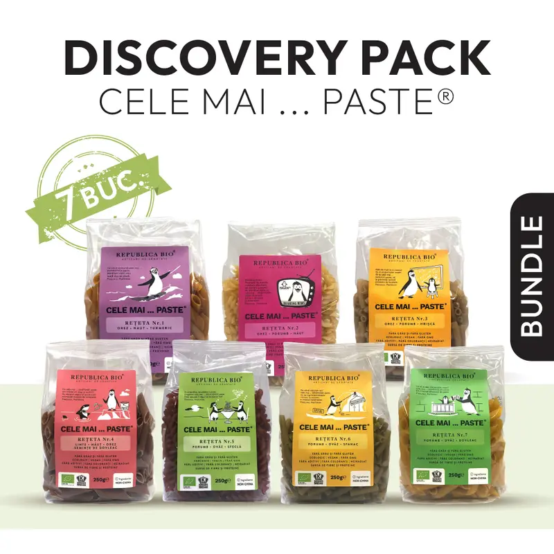 Discovery Pack Cele mai...PASTE fara gluten Republica Bio, Pachet Promotional