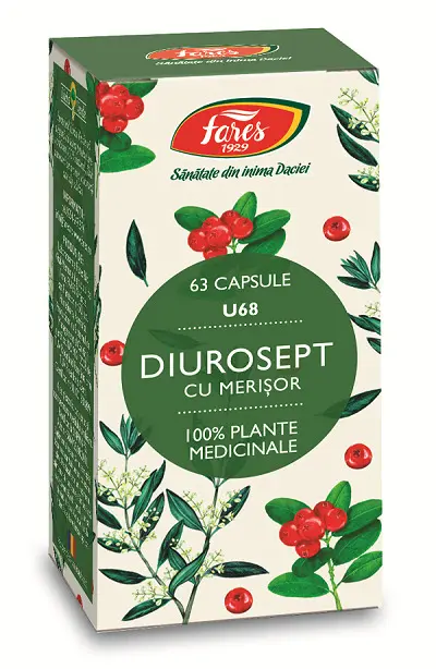 Diurosept U68 63 capsule – Fares - Tract urinar
