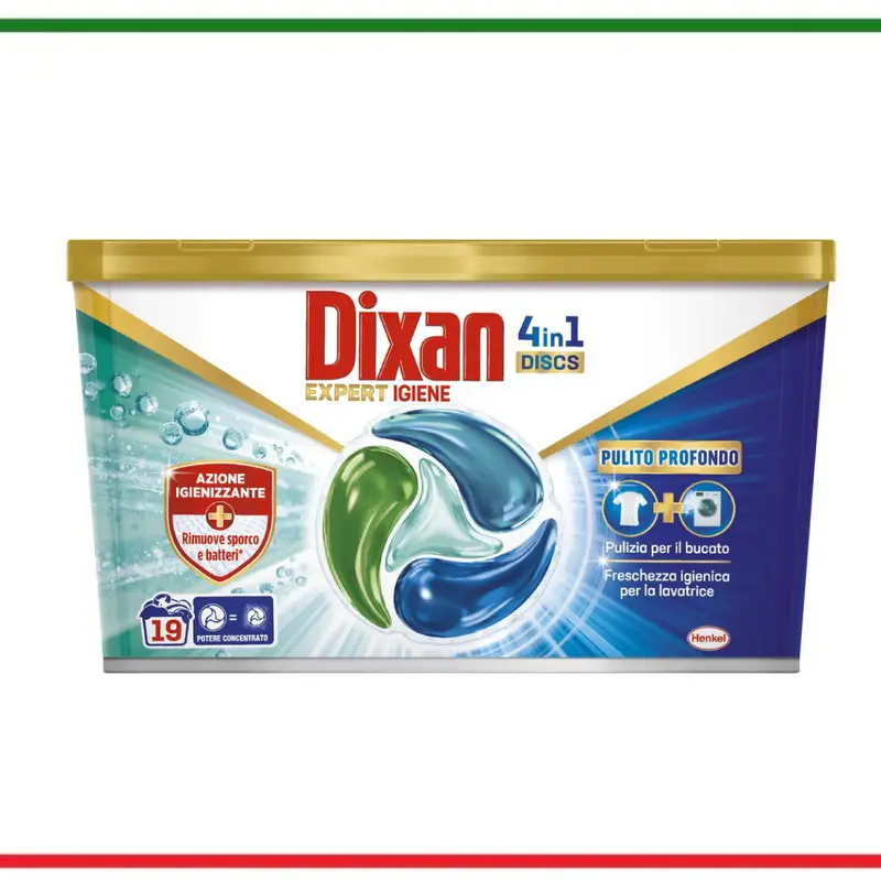 Dixan detergent capsule igienizant 19 spalari